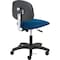 Global Industrial ESD Chair, Fabric, Blue, 16 in - 21 in Seat Height, Armless Arms 695534BL - alternate 3